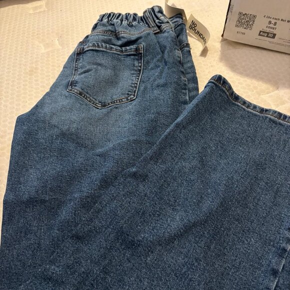 No Boundaries Mid-Wide Leg Jeans,Size S(4-6) - Picture 4 of 4
